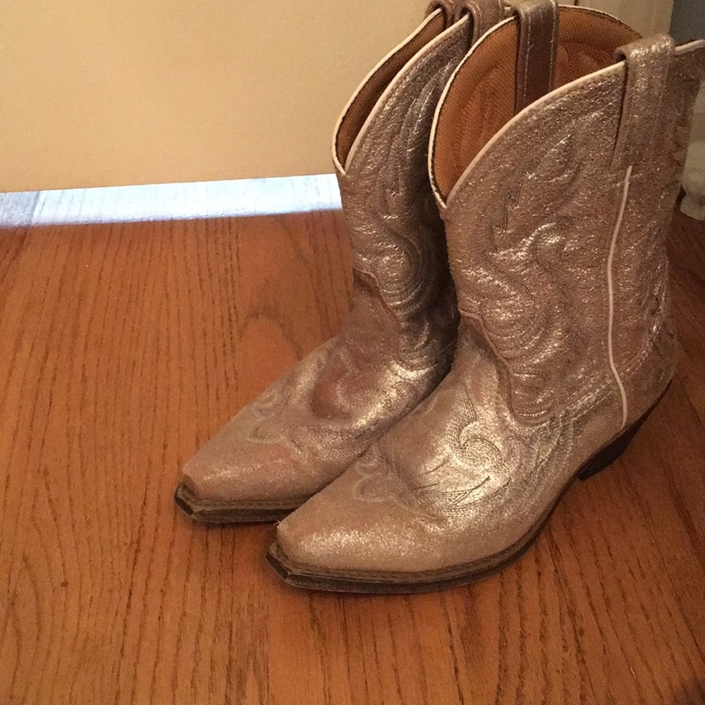 Silver Laredo boots